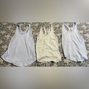 BUNDLE!! 3 for the price of 1! Nike Dri-Fit Tank Top Size S/ 2 Blue & 1 Green
